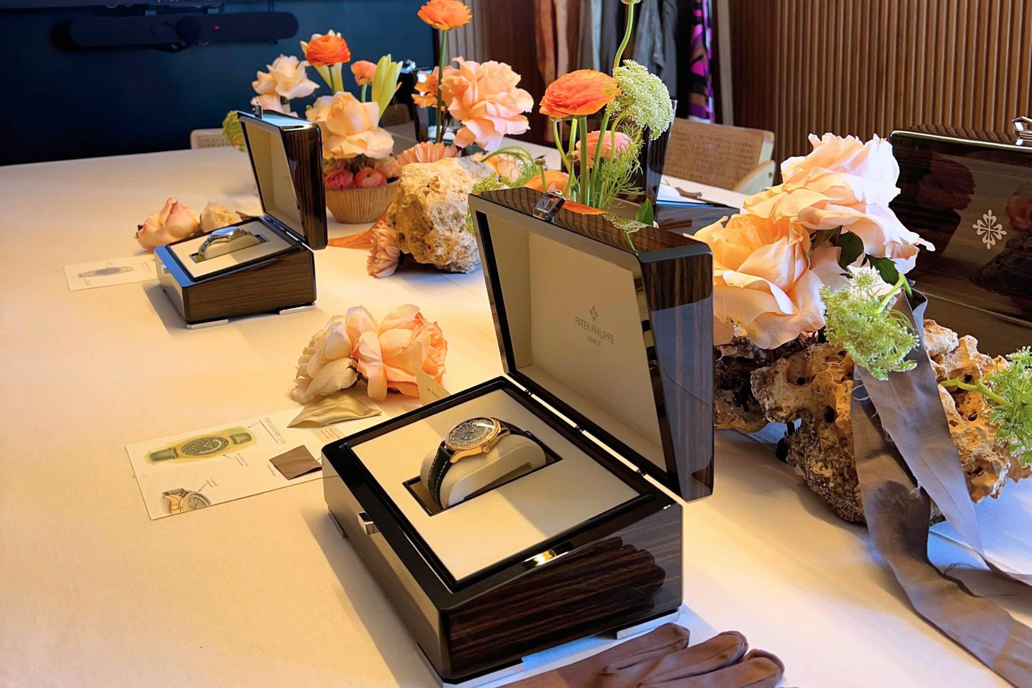 Presentación del modelo Complicaciones 7130R de Patek Philippe durante el brunch de Relojería Alemana