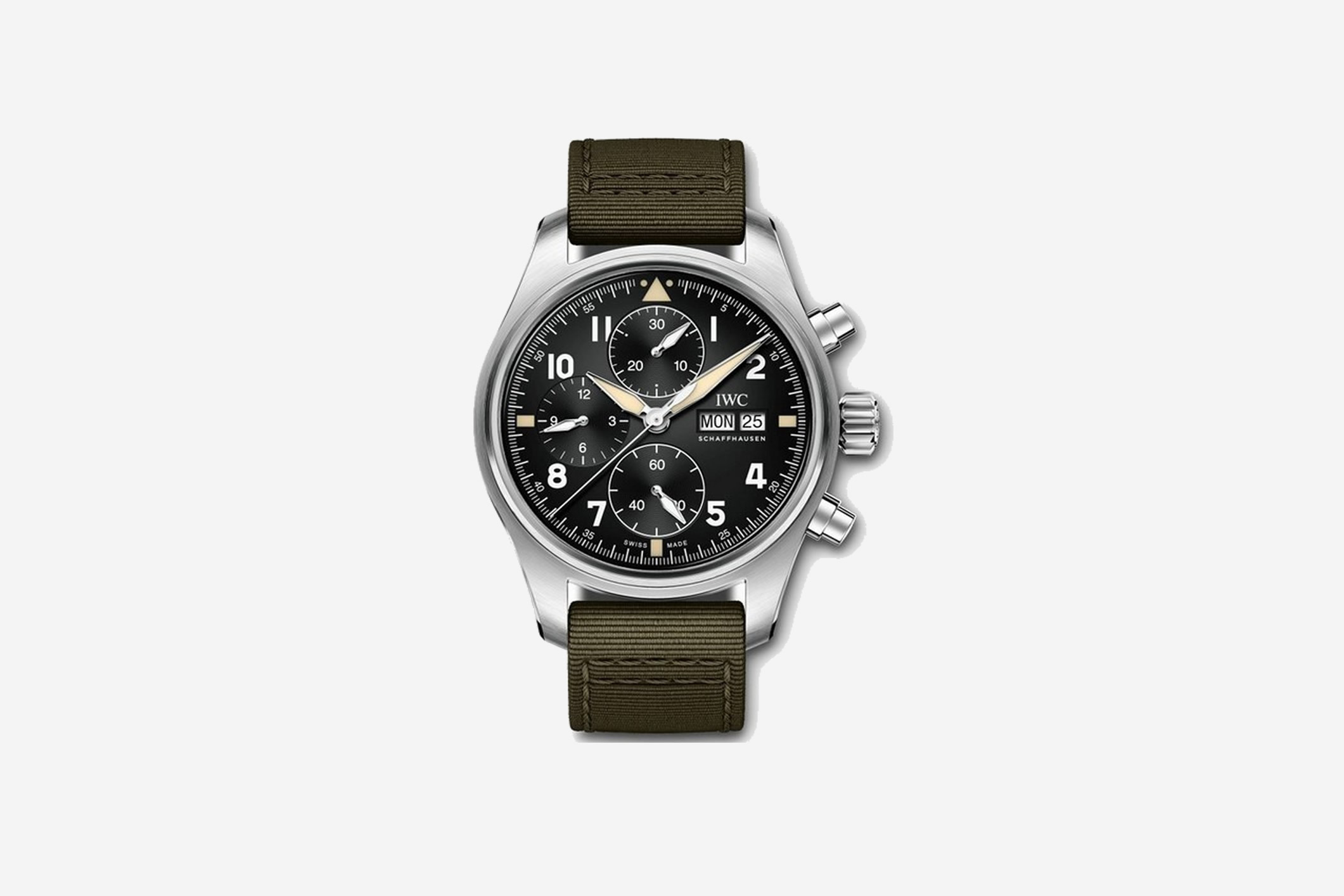 Reloj de aviador Spitfire Cronógrafo de IWC Schaffhausen para regalar en el Día del Padre