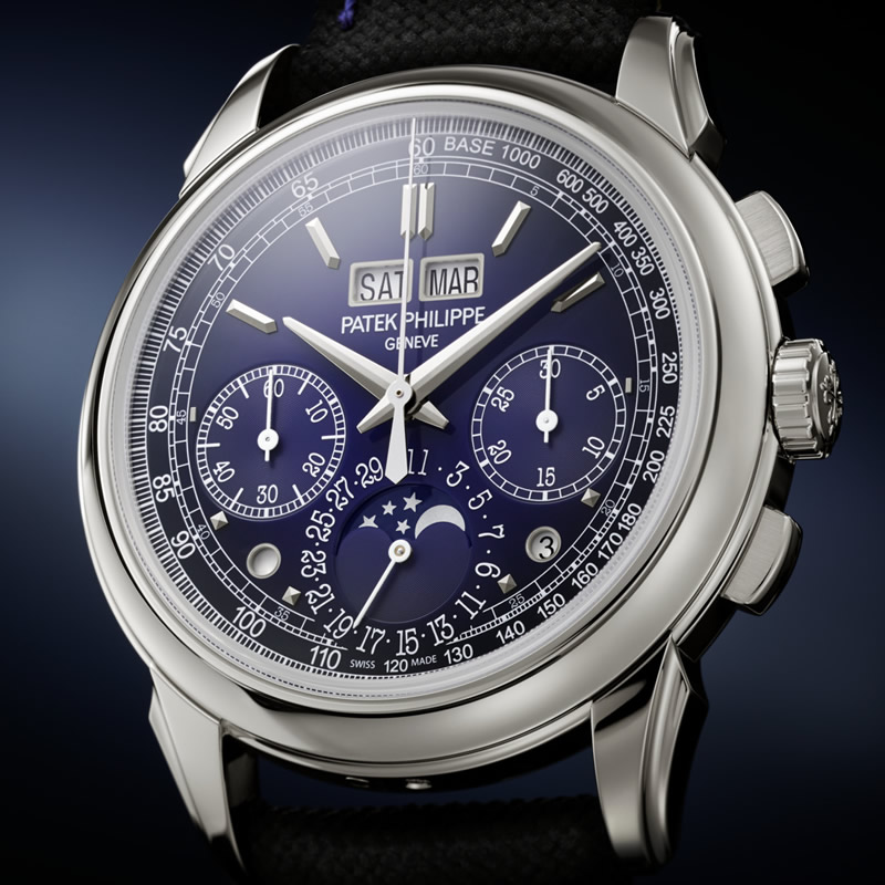 Cronógrafo de Patek Philippe 5207P con esfera en azul, novedad 2026