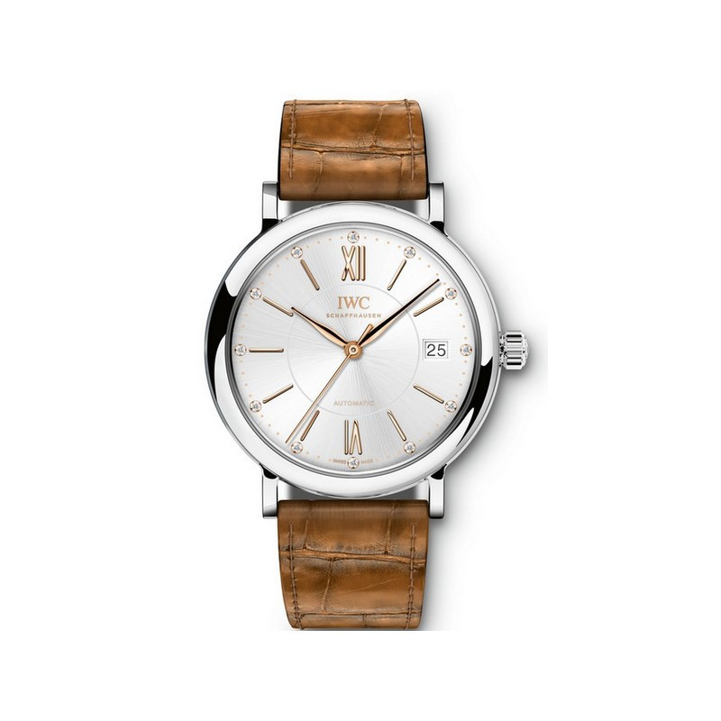 IWC Portofino Midsize watch with automatic movement, trending this autumn/winter 2020