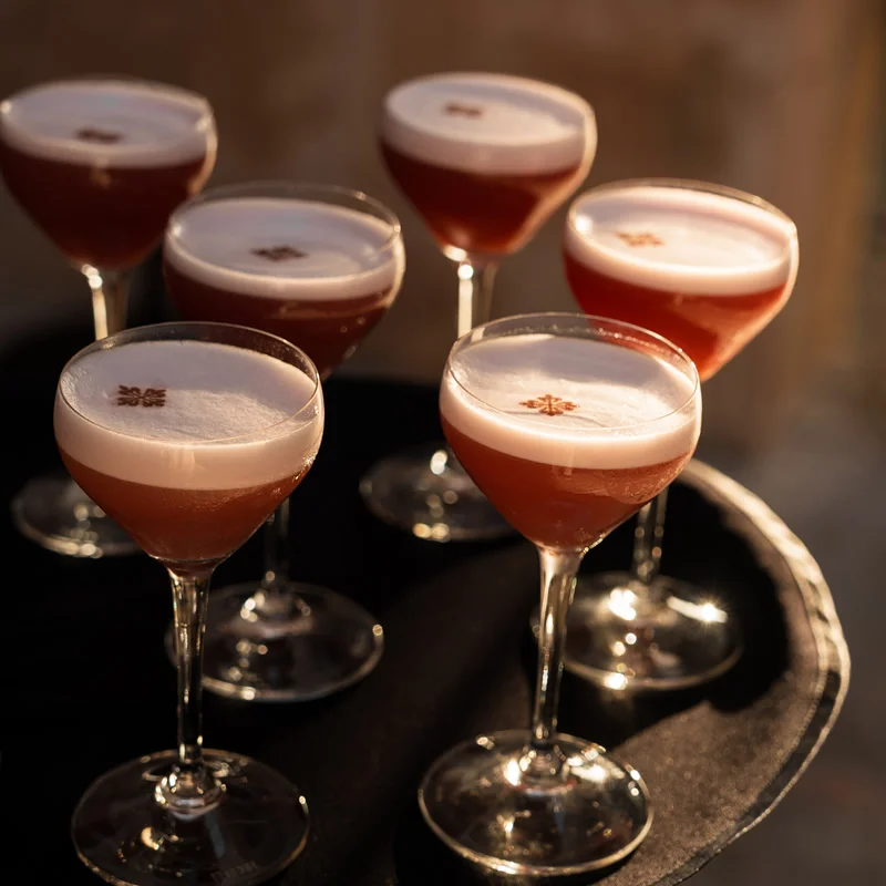 Cocktail served during Patek Philippe event in Palma