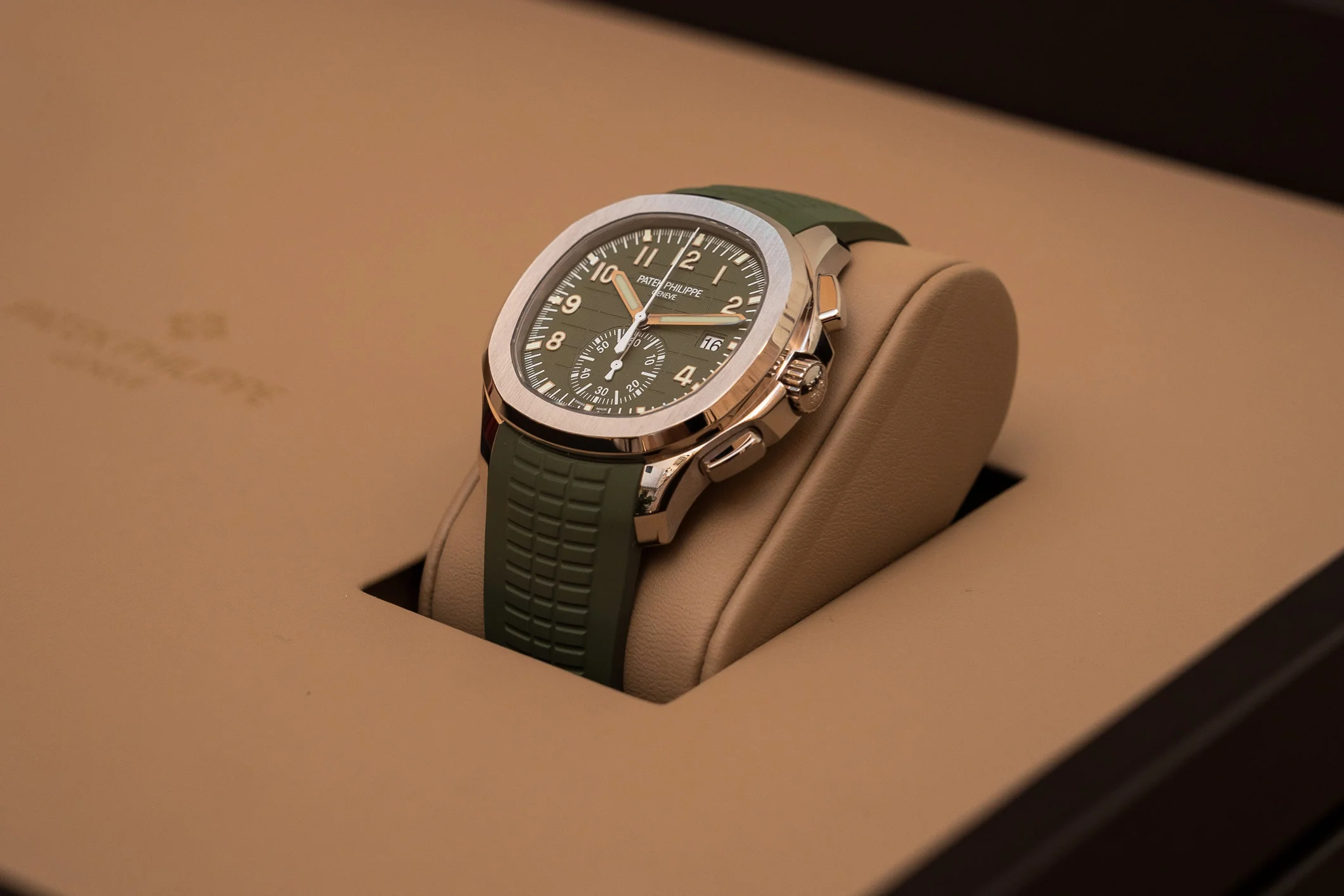 Patek Philippe Aquanaut 5968G-010 chronograph presented during the event