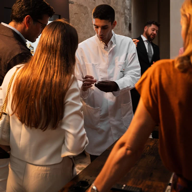 Technical explanation of Patek Philippe chronographs during private event