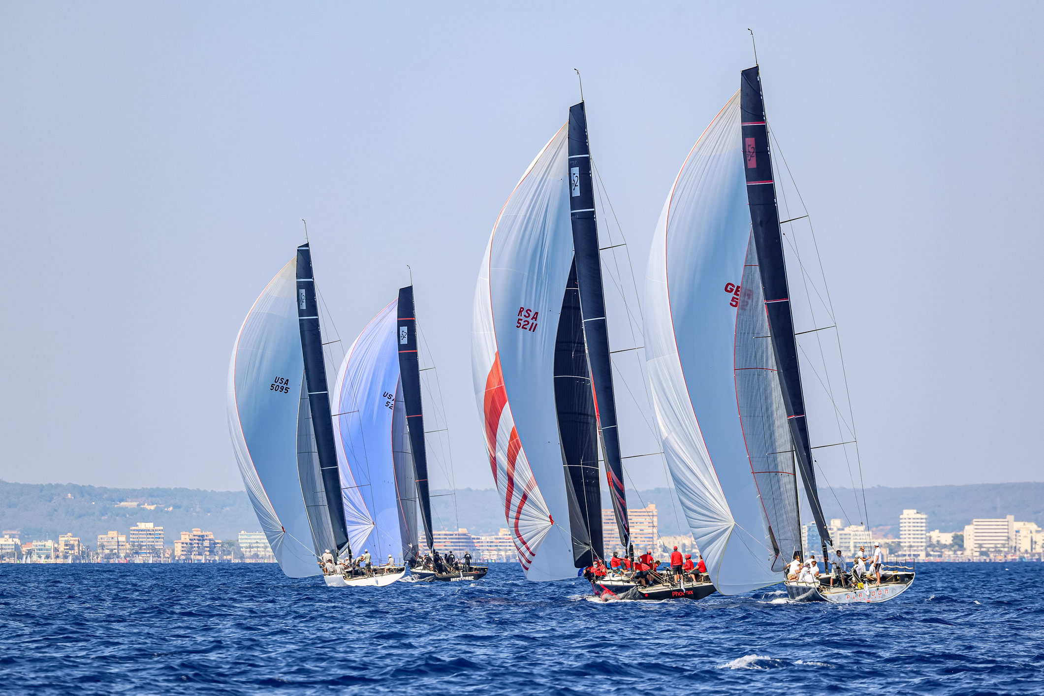 Los participantes de la 52 Super Series Sailing Week patrocinada por Rolex