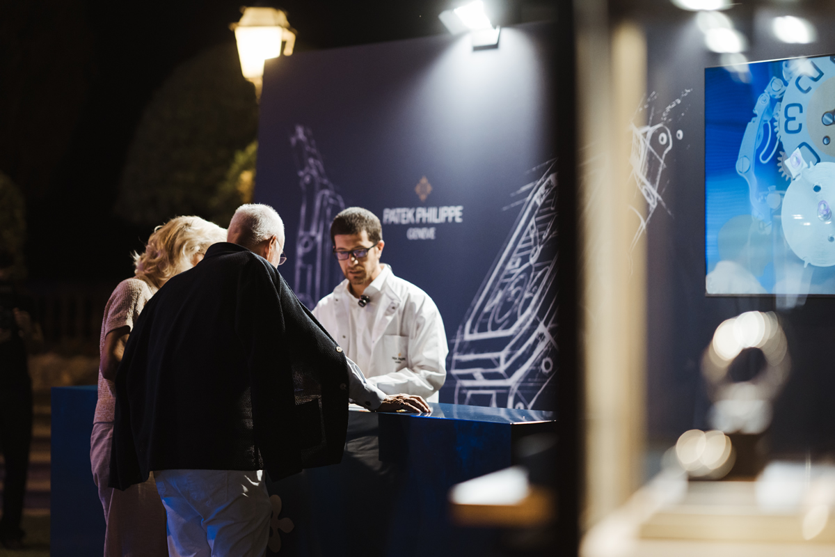 Ramón Villar, Patek Philippe's watch technician, at the Relojería Alemana event in Finca Son Togores