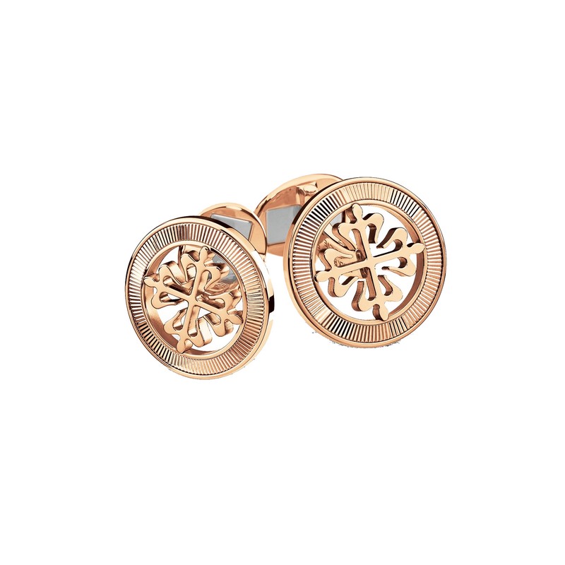 Gemelos Calatrava en oro rosa de Patek Philippe para videollamadas de trabajo