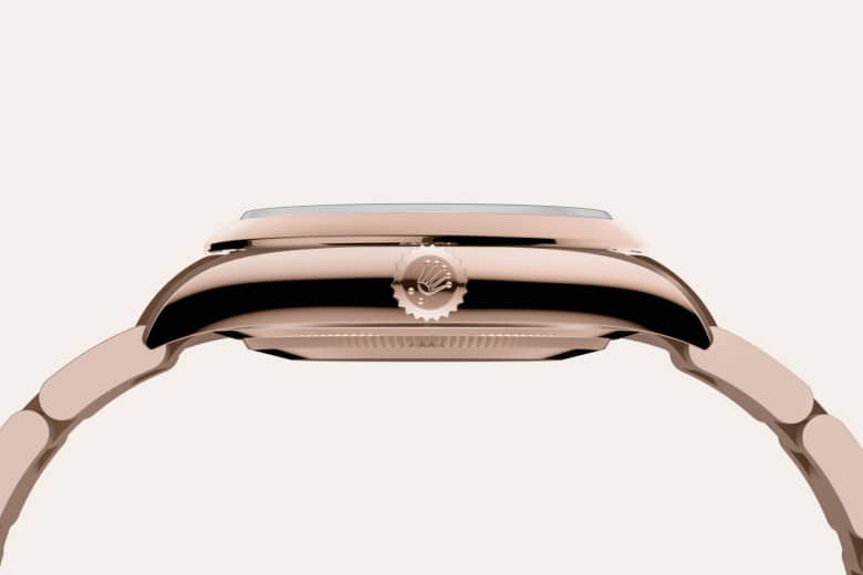 Rolex Oyster Perpetual 34, 18 ct Everose gold