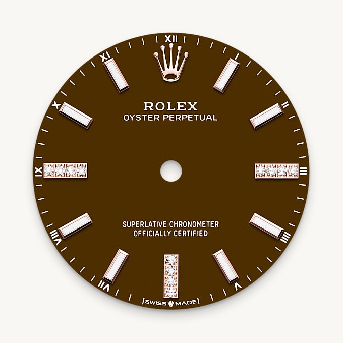 Rolex Oyster Perpetual 34, Esfera brown stone 