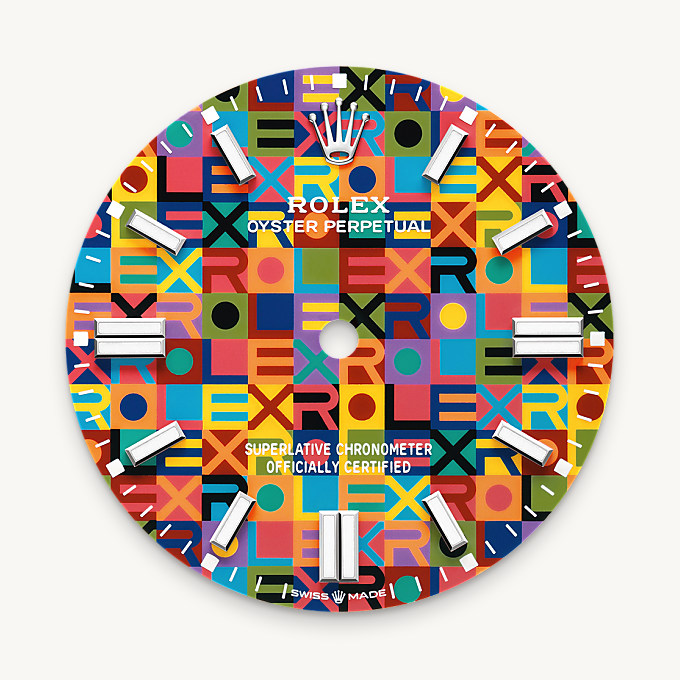 Rolex Oyster Perpetual 36, Esfera multicolor