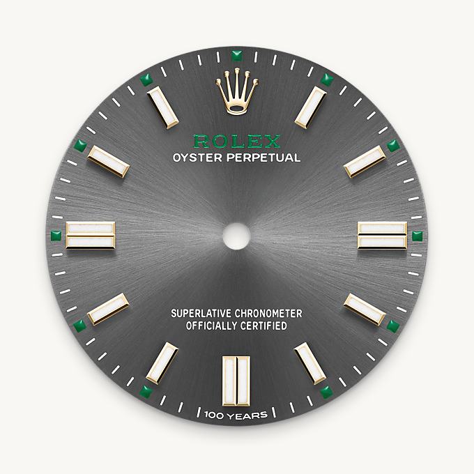 Rolex Oyster Perpetual 36, Esfera pizarra