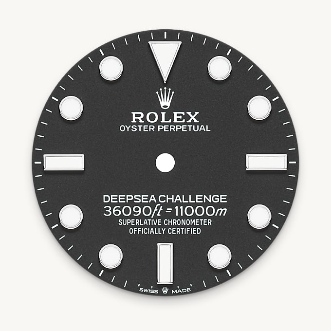 Rolex Deepsea Challenge, Intense black dial