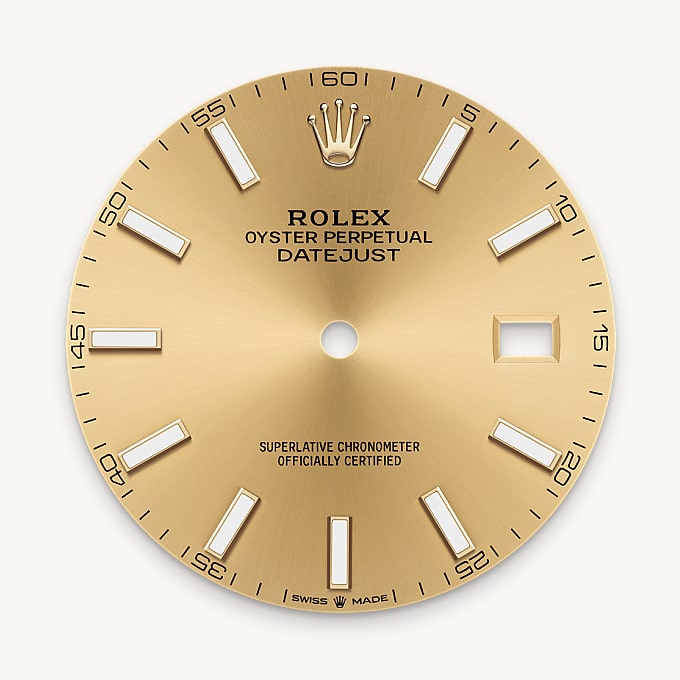Rolex Datejust 41, Esfera color champagne