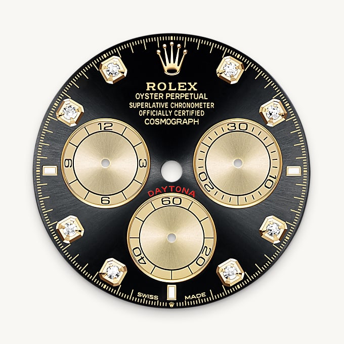Rolex Cosmograph Daytona, Bright black and golden dial