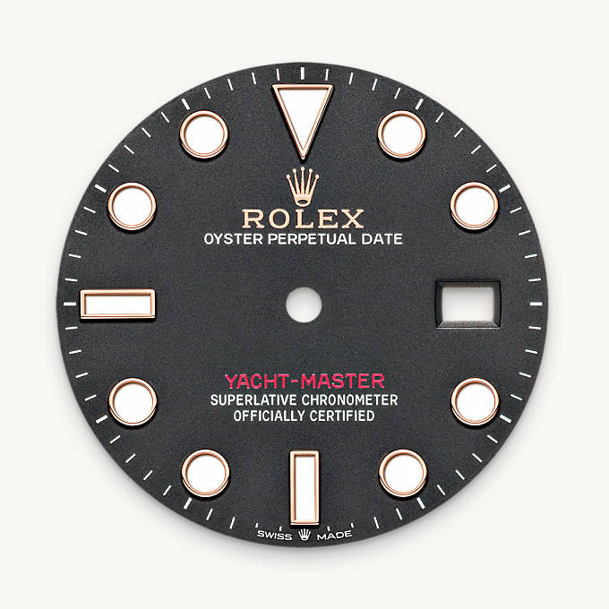 Rolex Yacht-Master 40, Esfera negro intenso