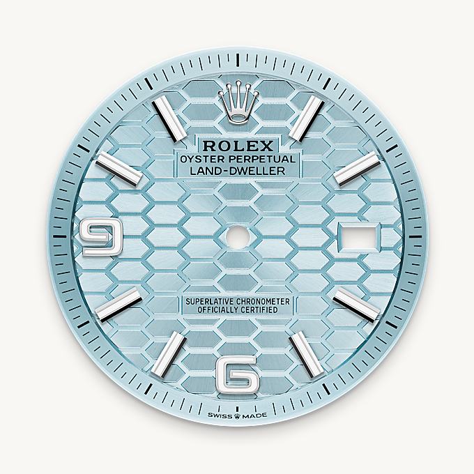 Rolex Land-Dweller 40, Ice-Blue Dial