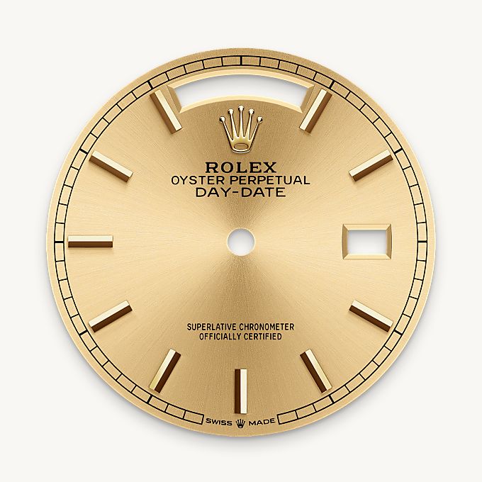 Rolex Day-Date 36, Esfera color champagne