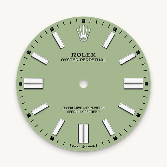 Rolex Oyster Perpetual 41, Esfera pistachio