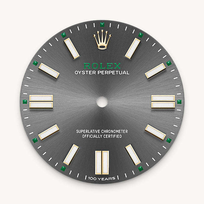 Rolex Oyster Perpetual 41, Esfera pizarra