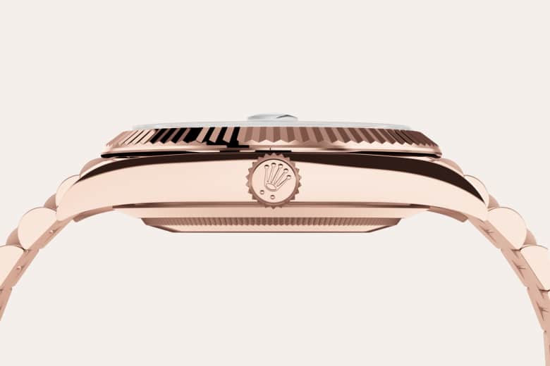 Rolex Day-Date 40, Oro Everose de 18 quilates