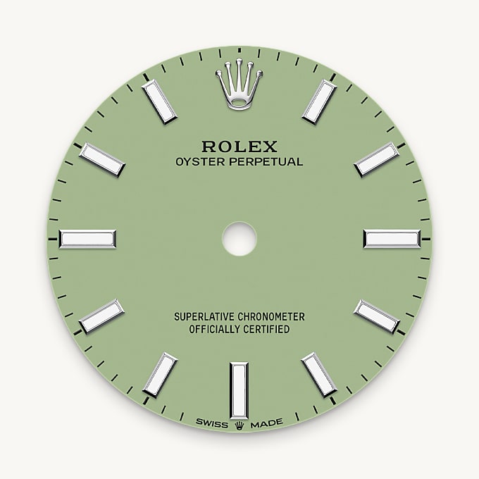 Rolex Oyster Perpetual 31, Esfera pistachio