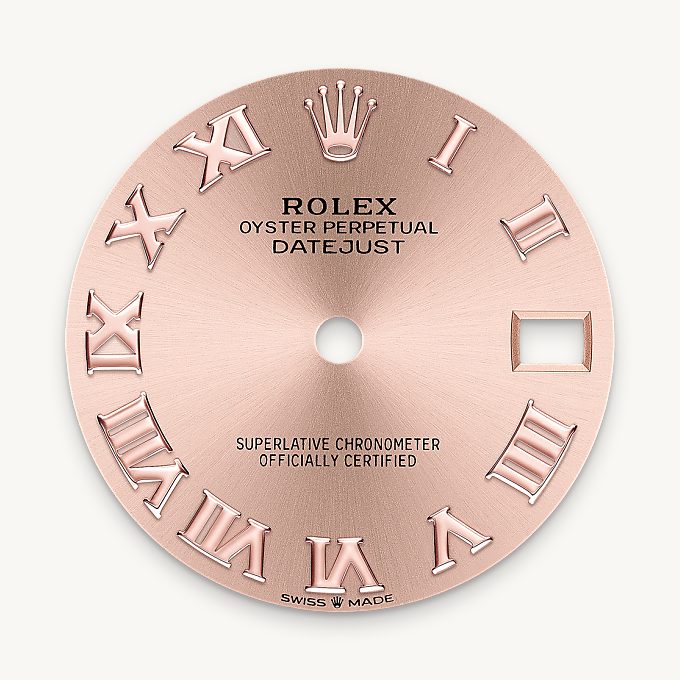 Rolex Datejust 31, Rosé-colour dial