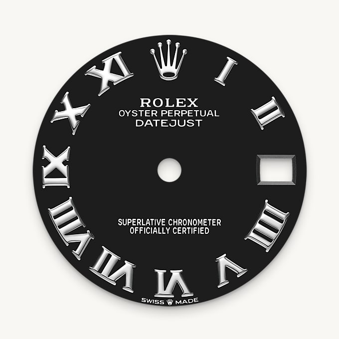 Rolex Datejust 31, Bright black dial