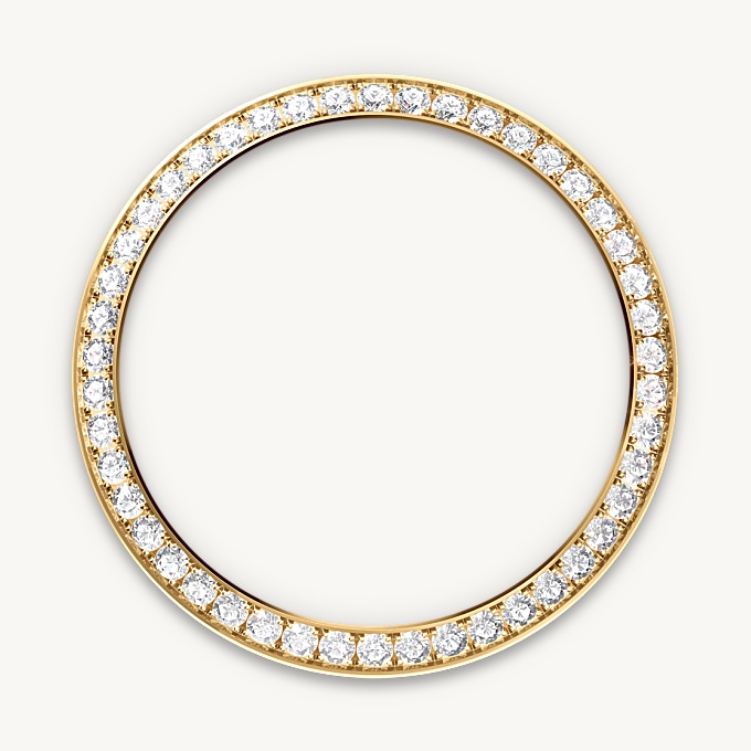 Rolex Datejust 31, Bisel engastado de diamantes