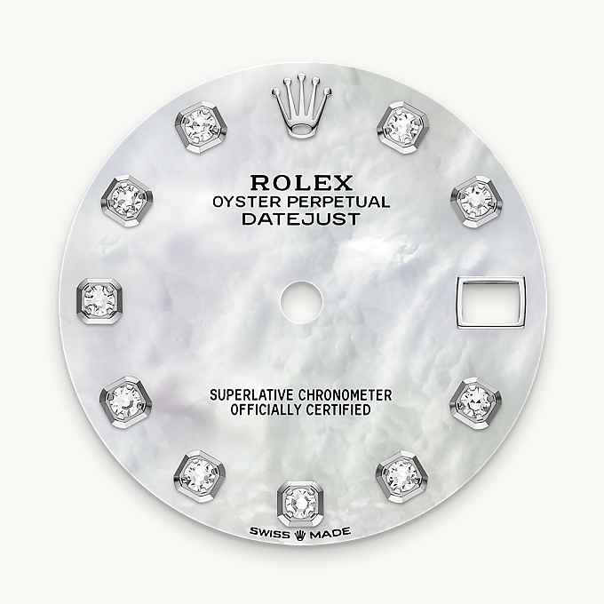 Rolex Datejust 31, Esfera de nácar