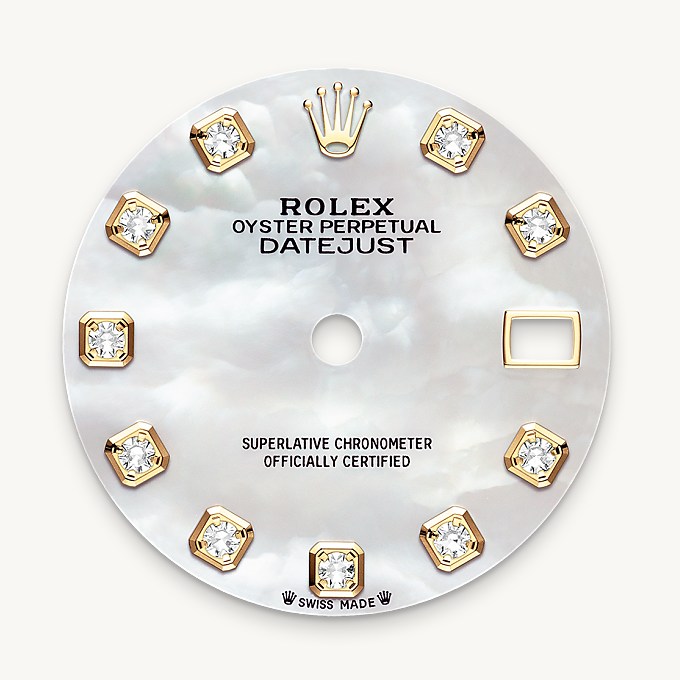 Rolex Lady-Datejust, Esfera de nácar