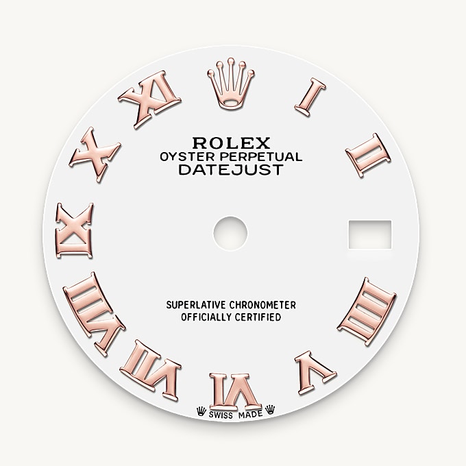 Rolex Lady-Datejust, Esfera blanca