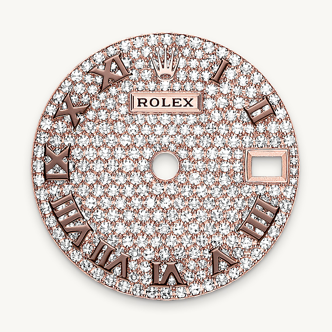 Rolex Lady-Datejust, Esfera pavé diamantes