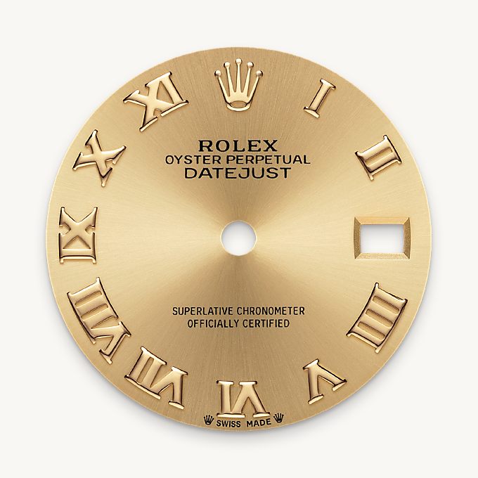 Rolex Lady-Datejust, Esfera color champagne