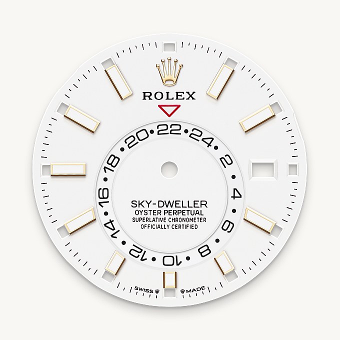 Rolex Sky-Dweller, Intense white dial