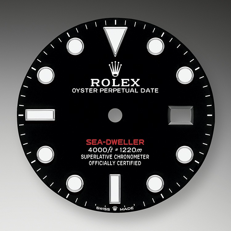 Esfera negra Rolex Sea-Dweller en Relojería Alemana