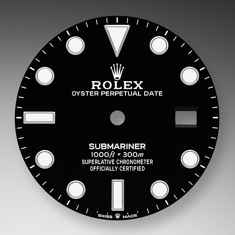 Esfera negra Rolex Submariner Date en Relojería Alemana