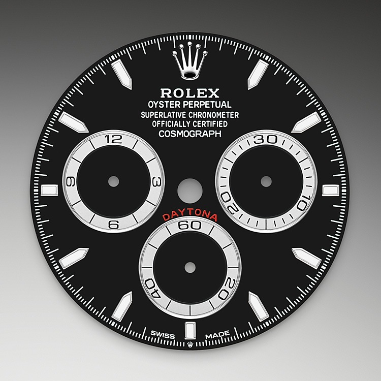  Black Dial Rolex Cosmograph Daytona Oystersteel in Relojería Alemana