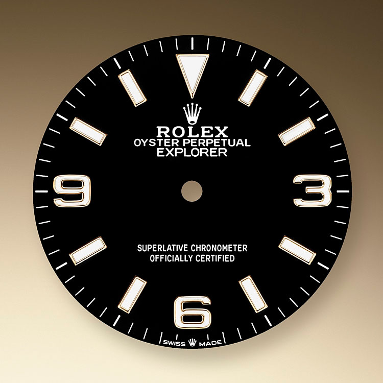Black Dial Rolex watch Explorer in Relojería Alemana