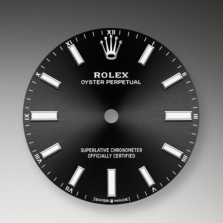 Bright black dial Rolex Oyster Perpetual 34 in Relojería Alemana