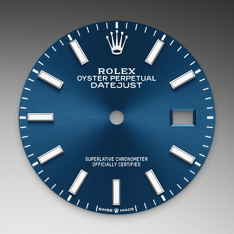 Esfera azul vivo Rolex Datejust 36 en Relojería Alemana