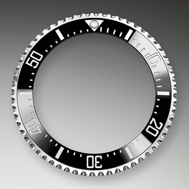 Bisel cerámica y visualización luminiscente Reloj Rolex Sea-Dweller Negro en Relojería Alemana