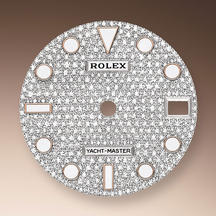 Esfera pavé diamantes Rolex Yacht-Master 37 en Relojería Alemana