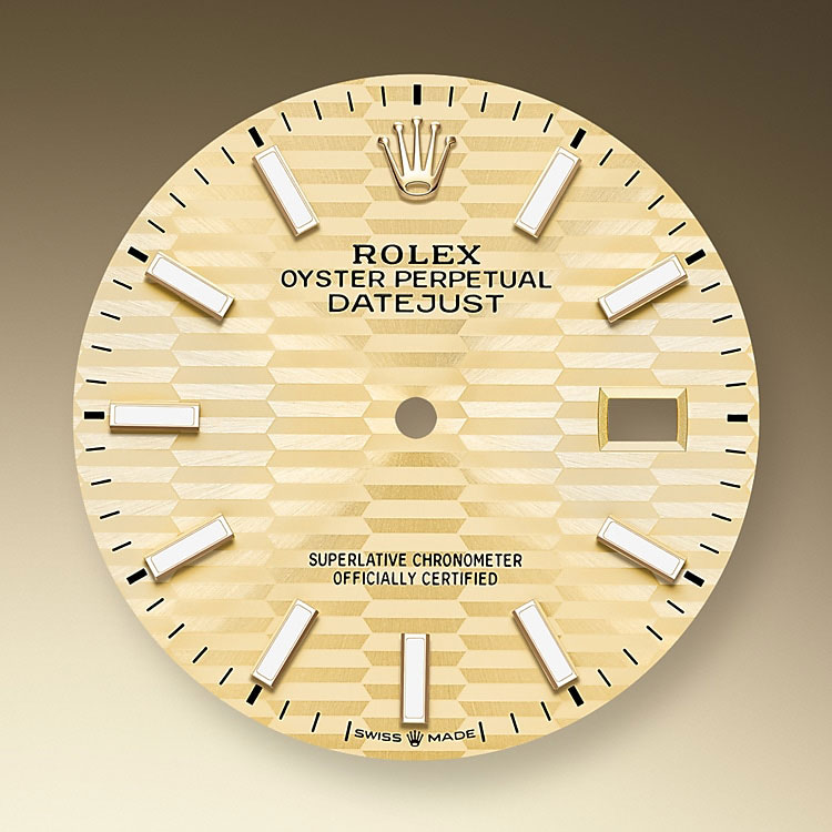 Esfera dorada Rolex Datejust 36 acero Oystersteel y oro amarillo en Relojería Alemana