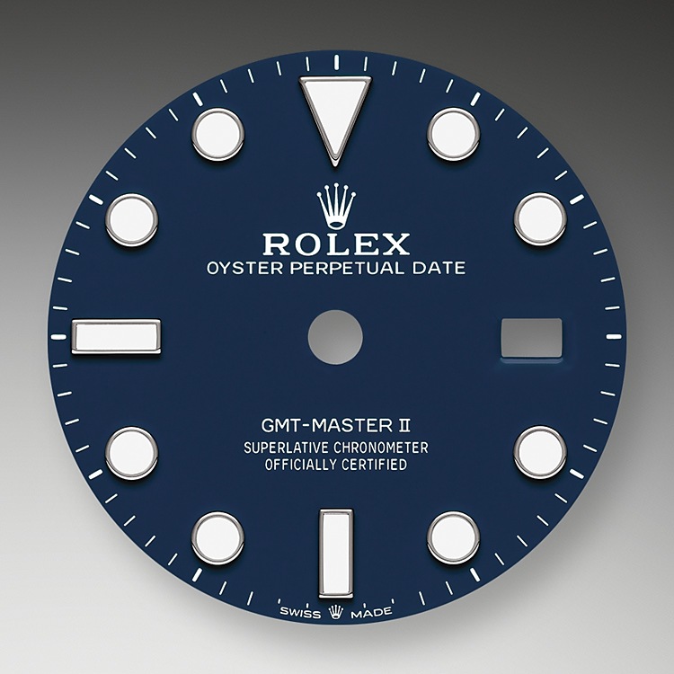 Midnight blue dial Rolex watch GMT-Master II in Relojería Alemana