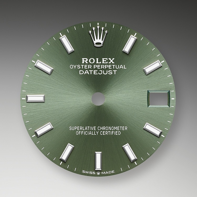 Bisel estriado Rolex Datejust 31 esfera verde menta en Relojería Alemana