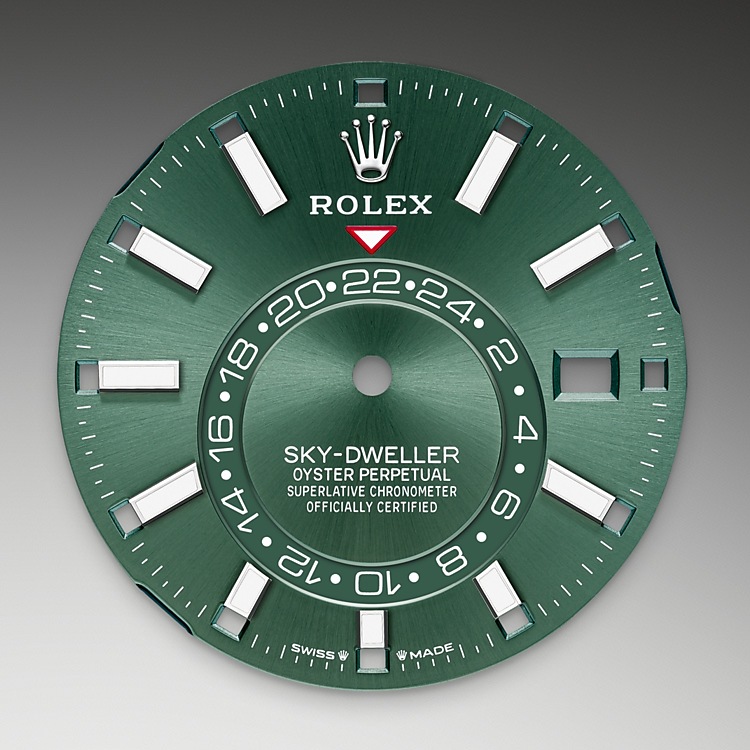 THE TACHYMETRIC SCALEr Rolex Sky-Dweller white gold in Relojería Alemana