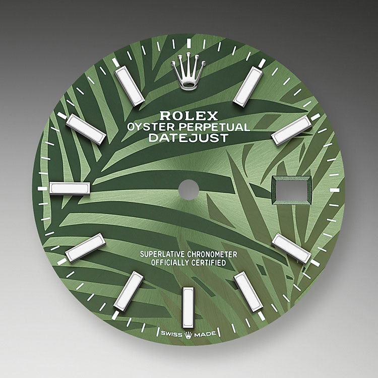Esfera verde oliva Rolex Datejust 36 en Relojería Alemana