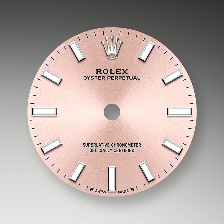 Esfera rosa  Rolex Oyster Perpetual 28 en Relojería Alemana
