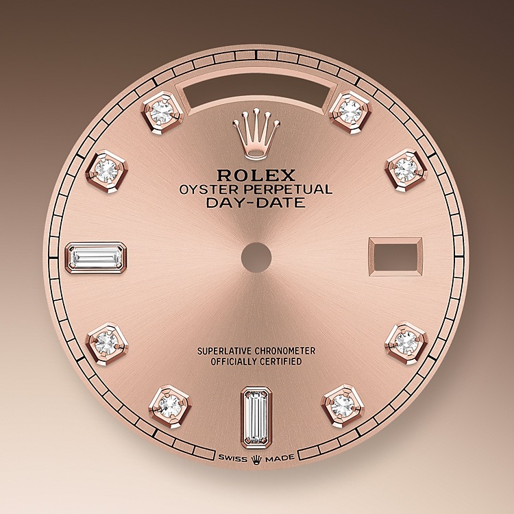 Rosé-colour dial Rolex Day-Date 36 in Relojería Alemana