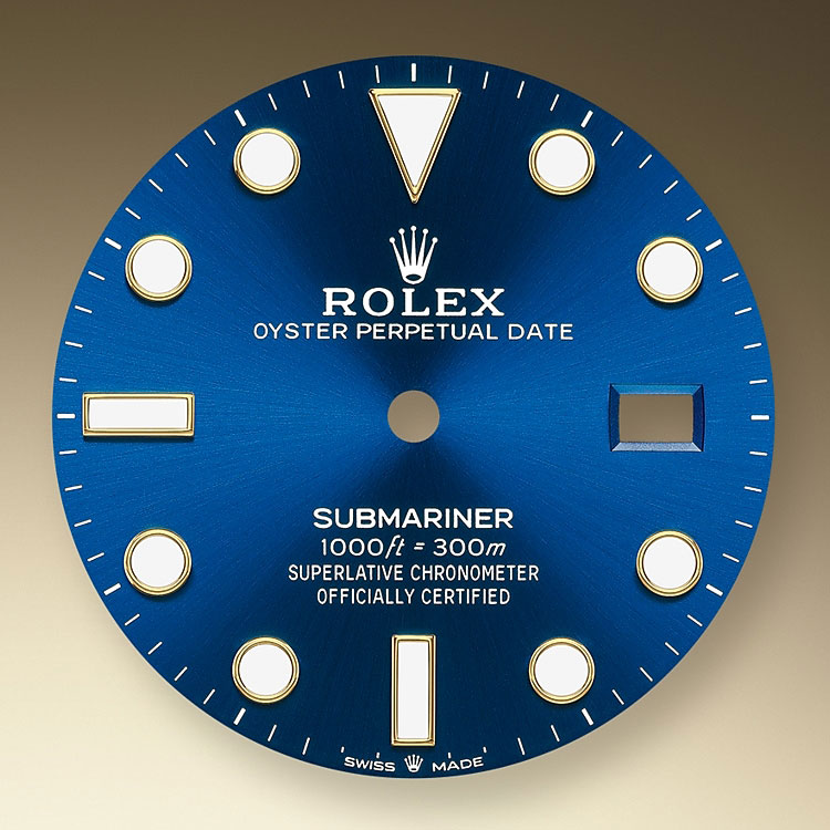 Dial Royal blue Rolex Submariner in Relojería Alemana