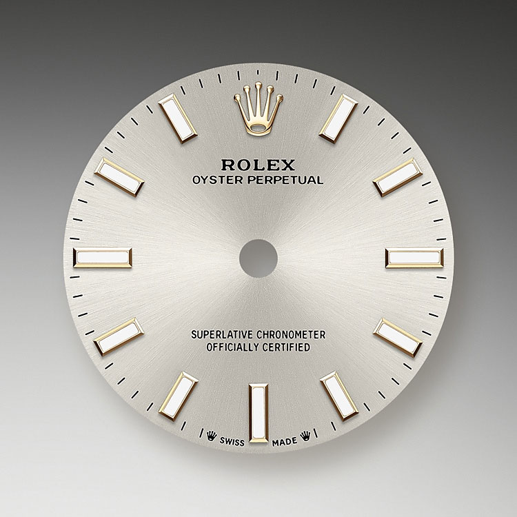 Esfera plateada Rolex Oyster Perpetual 28 en Relojería Alemana